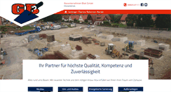 Desktop Screenshot of bauunternehmen-blatt.de